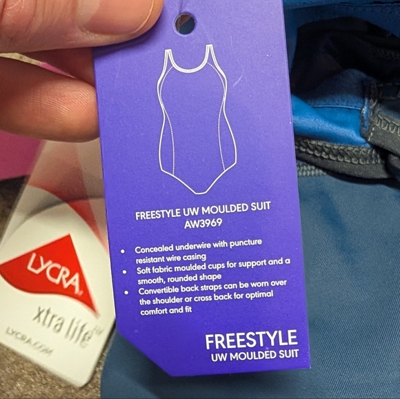 Freya Active Women's One Piece Freestyle Molded Undewired Swimsuit 36DDD - Picture 12 of 13